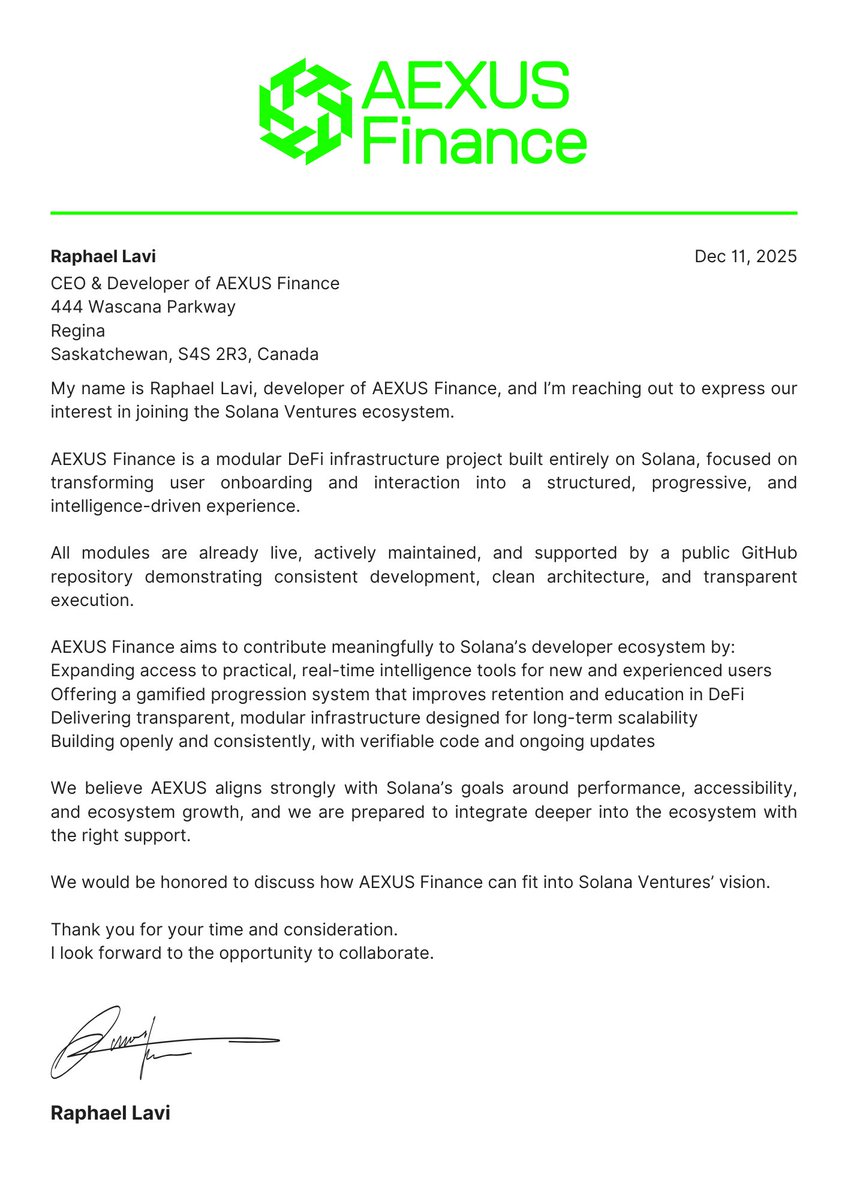 AEXUS Finance tweet media