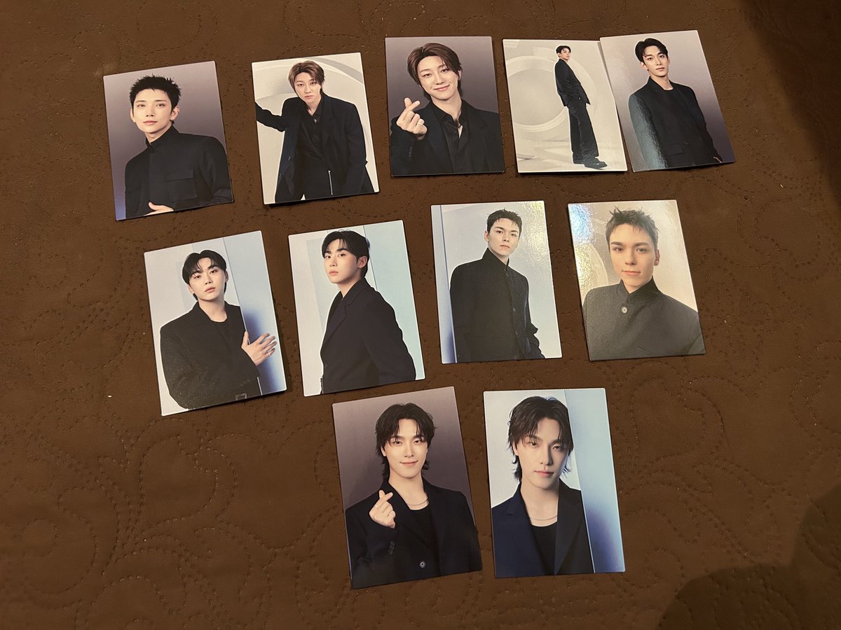 5wf_f3's tweet photo. SEVENTEEN セブチ NEW_ トレカ 交換

譲　ジョシュア ミョンホ ミンギュ
　　ドギョム スングァン バーノン ディノ

求　ジュン

12/12（金）東京ドームでの手渡し、
郵送での交換可能です🙆🏻‍♀️

お気軽にお声掛けください🖤 https://t.co/kv5EM4oJxa