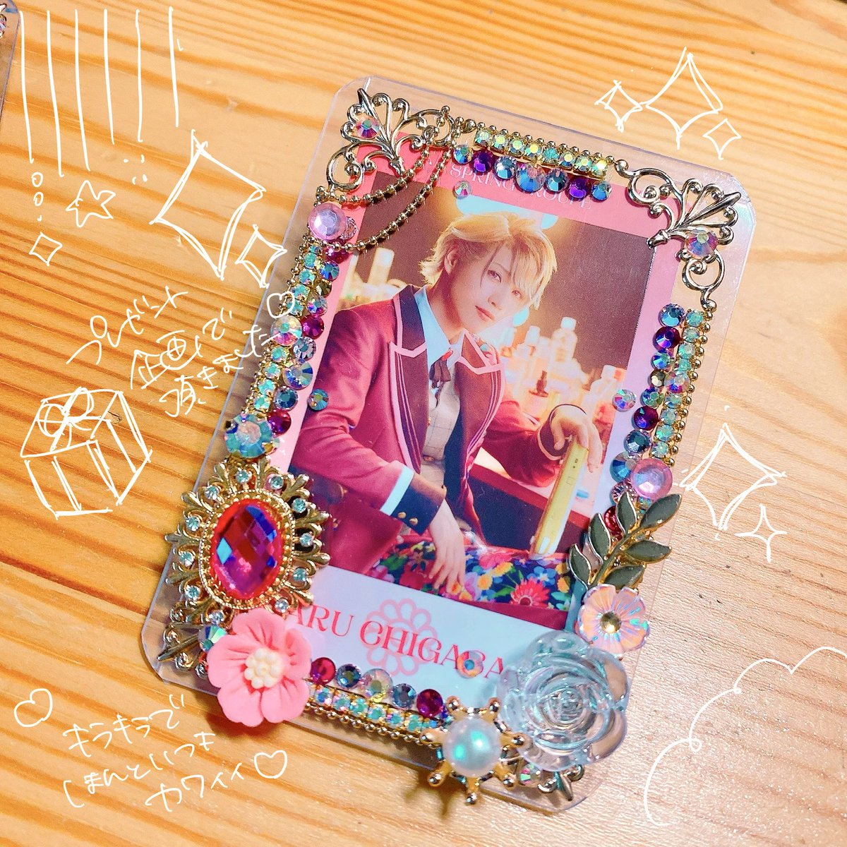 1_365_km's tweet photo. Bambi様(@Bambi_made)のプレゼント企画でご縁頂きました！いつもキラキラで可愛いケースありがとうございます✨大切に使わせて頂きます💕 https://t.co/RjESIUwU1e