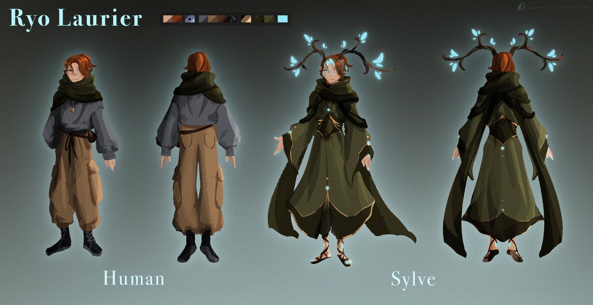 Ryo Laurier, a custom design of a Sylve for Aurevus! 
Sylve info: edeia-ideation.com/lore-guide/ede… 
#edeia #sylve