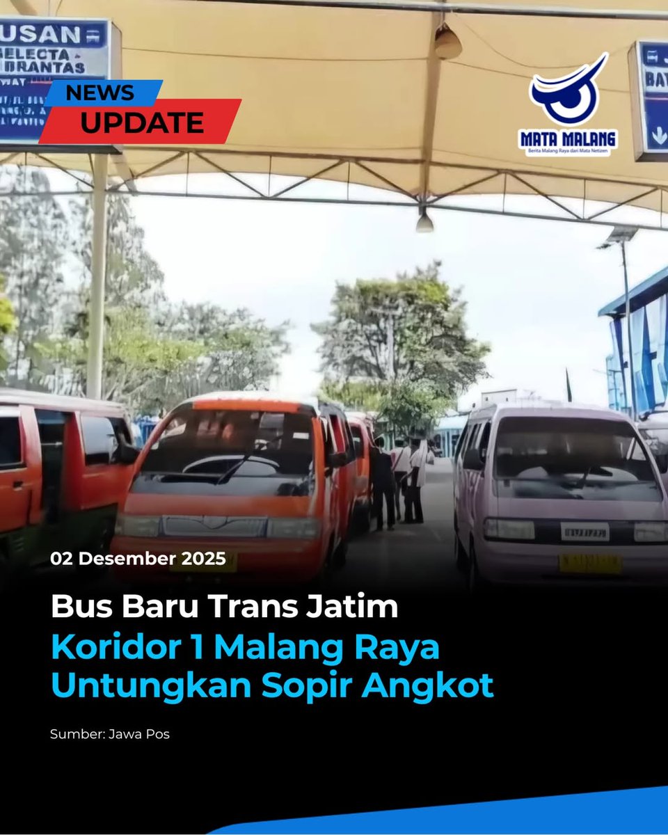 Trans Jatim Koridor I Malang Raya mencatat 4.000–4.500 penumpang per hari sejak beroperasi

Ramainya penumpang justru menguntungkan sopir angkot di Batu, sebab banyak yg melanjutkan perjalanan ke tempat wisata memakai angkot sehingga pendapatan mereka ikut naik

Sumber : Jawa Pos
