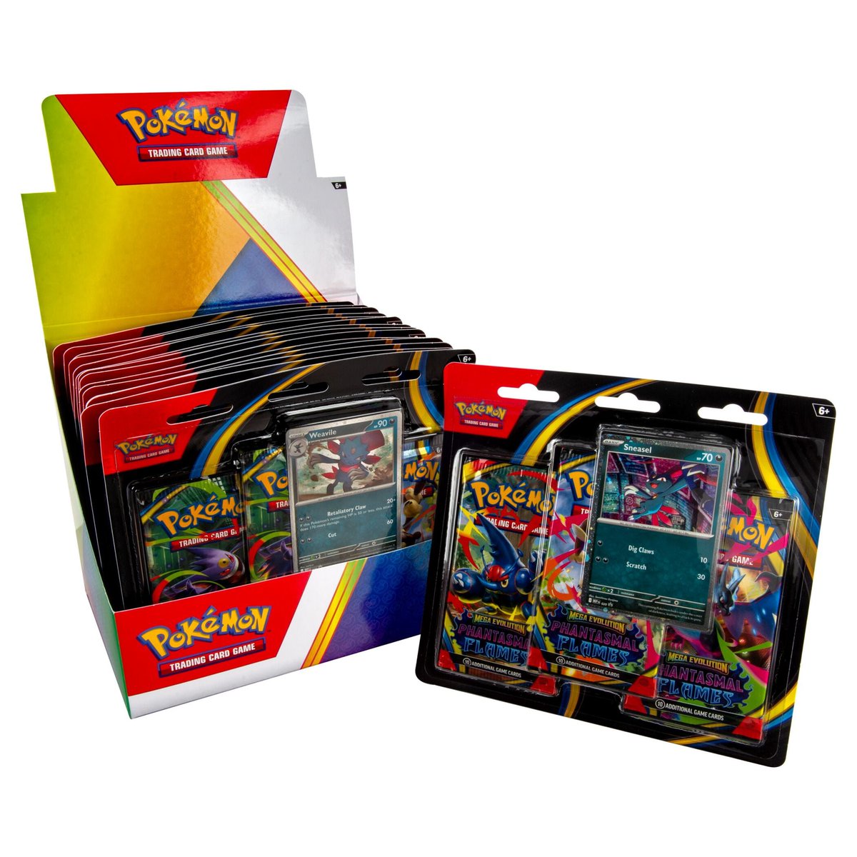 Walmart - Mega Evolution Phantasmal Flames 3-Booster Blister 24ct Box -  $670.08 https://t.co/qXa3Tmw72s Sold & shipped by Walmart Free shipping  over $35 #ad