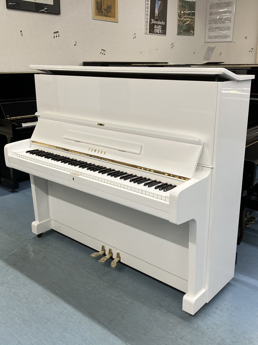 ピアノ紹介】 「ヤマハU2C」のご紹介！ 白色の外観が美しいアップ