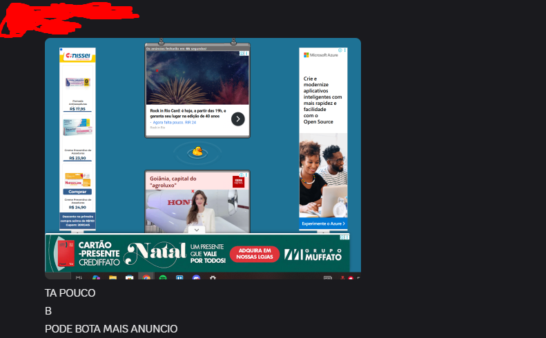 bota mais kkkk, cabe mais kkkkk