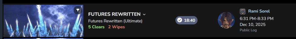 PreciseEdge's tweet image. last night with the FRU static was really productive