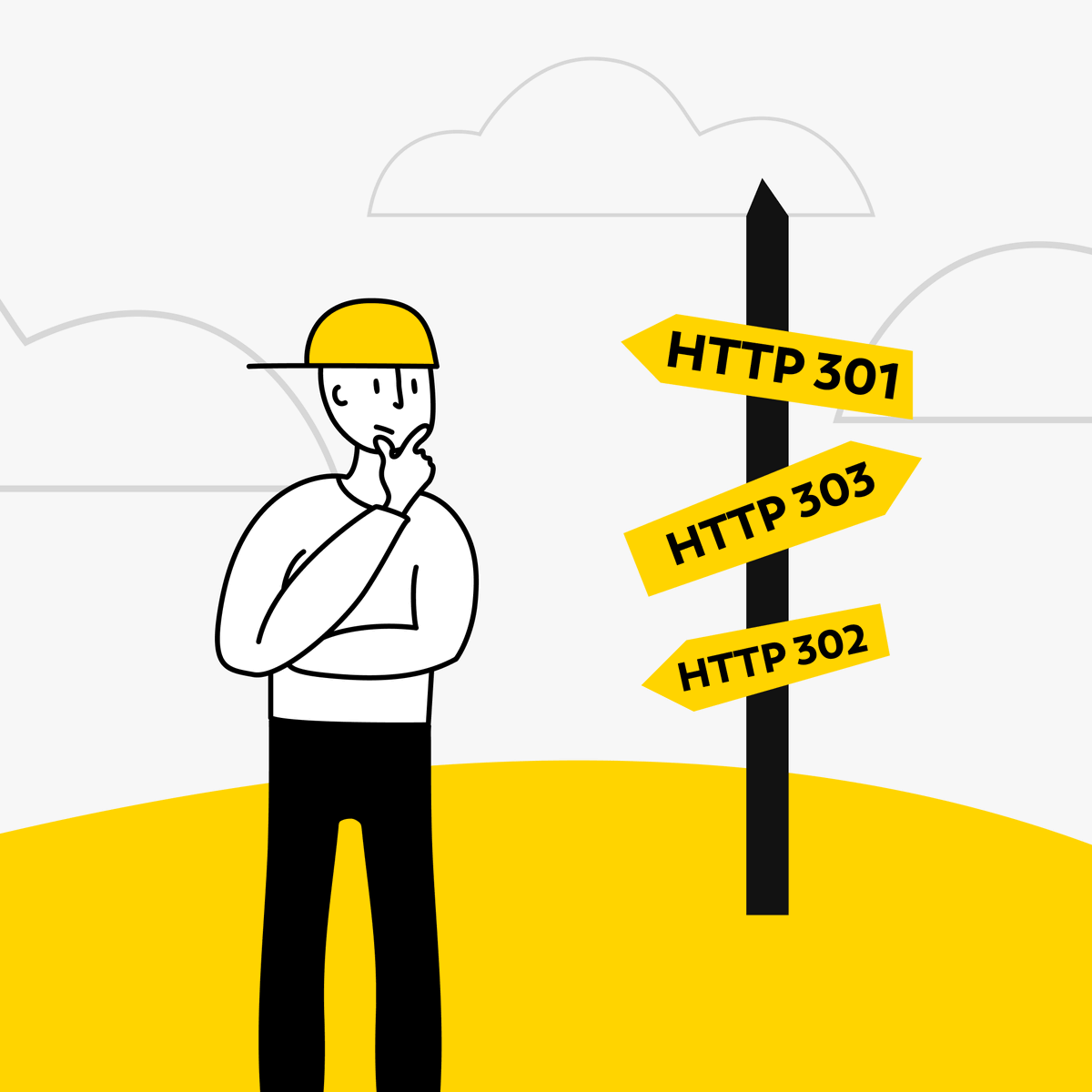 depcore's tweet photo. Bad redirects = lost rankings, 404 chaos &amp; Google questioning your life choices.
 🟢 301 – permanent
 🟡 302/307 – temporary
 🔵 308 – permanent + method preserved
 Changing URLs? Handle redirects properly. https://t.co/elO0BR9rYv