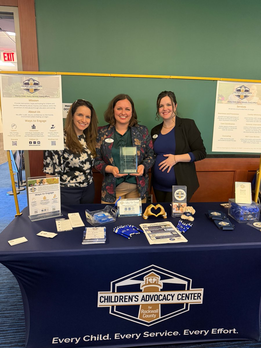 RockwallCAC's tweet photo. We have been named the 2025 Non-Profit of the Year at the Rockwall Area Chamber of Commerce’s 1st Annual Unity Luncheon! It was inspiring to stand alongside so many organizations that help our community thrive. https://t.co/AfmaEJvJ9b