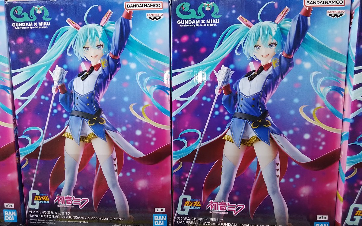 プライズ】 「ガンダム45周年×初音ミク BANPRESTO EVOLVE-GUNDAM