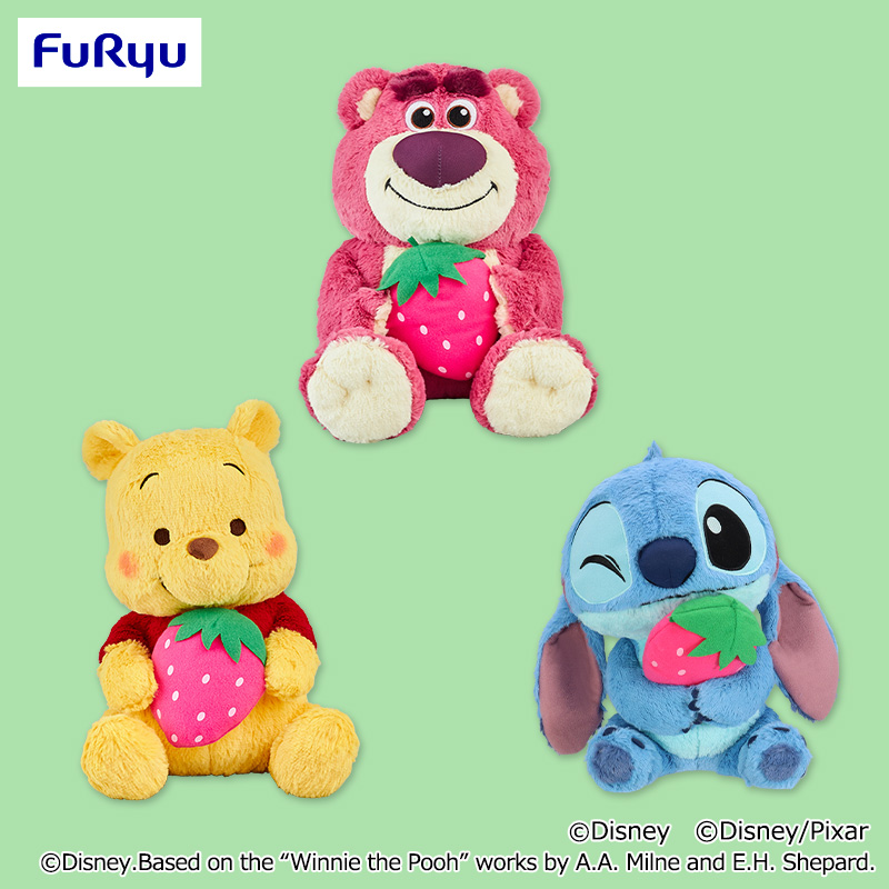 景品情報】 #ディズニー ＆ #ピクサー キャラクター FukuFuku いちご