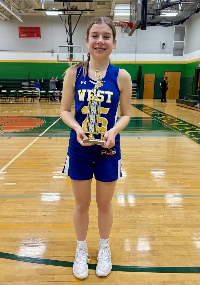 full_courthoops's tweet image. Congrats to FCH Hokies Ella Biegaj on winning the MVP at the West Seneca tournament this weekend!  Yeah Ella! @JoeDough61
