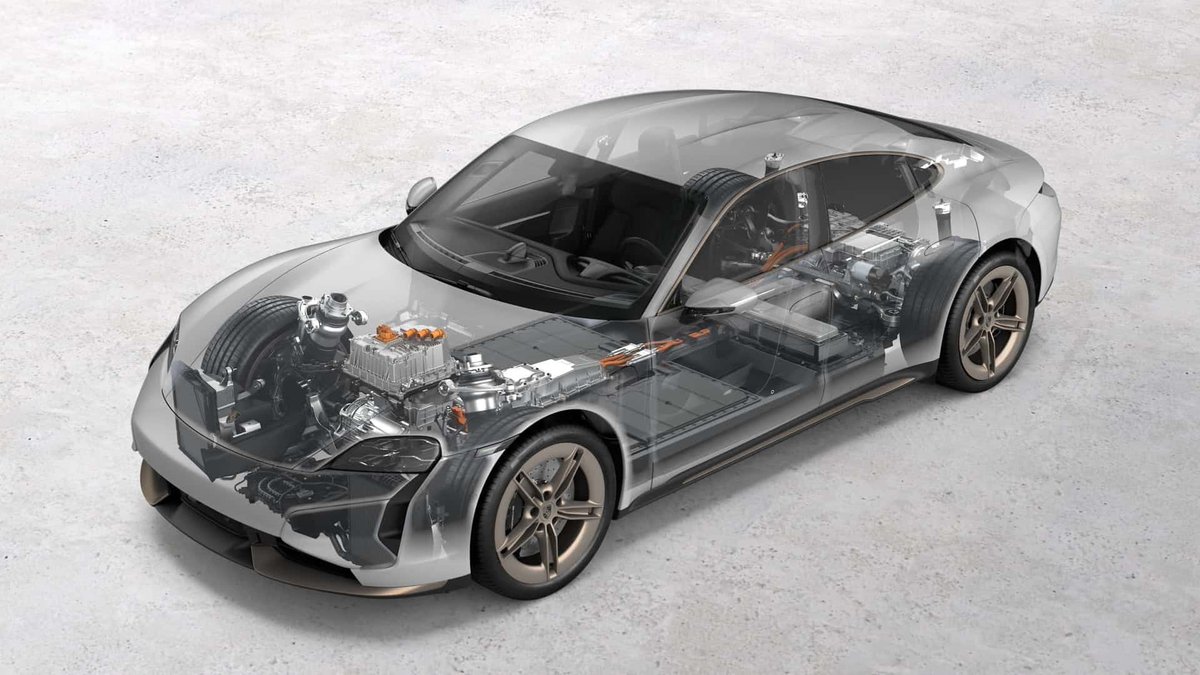 EVMagazine1's tweet photo. Porsche Reveals Battery Secrets That Make The Taycan Go Further And Charge Faster - https://t.co/wwzl2DqGoG https://t.co/uvq248DfD4