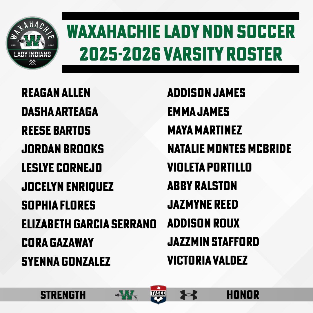So proud of ALL these ladies for earning their spots on our teams! 

Their hard work, dedication, and commitment make this one of the greatest years ever for our program.

Our tradition and pride set us apart—and together we continue to raise the standard.
Strength and Honor.