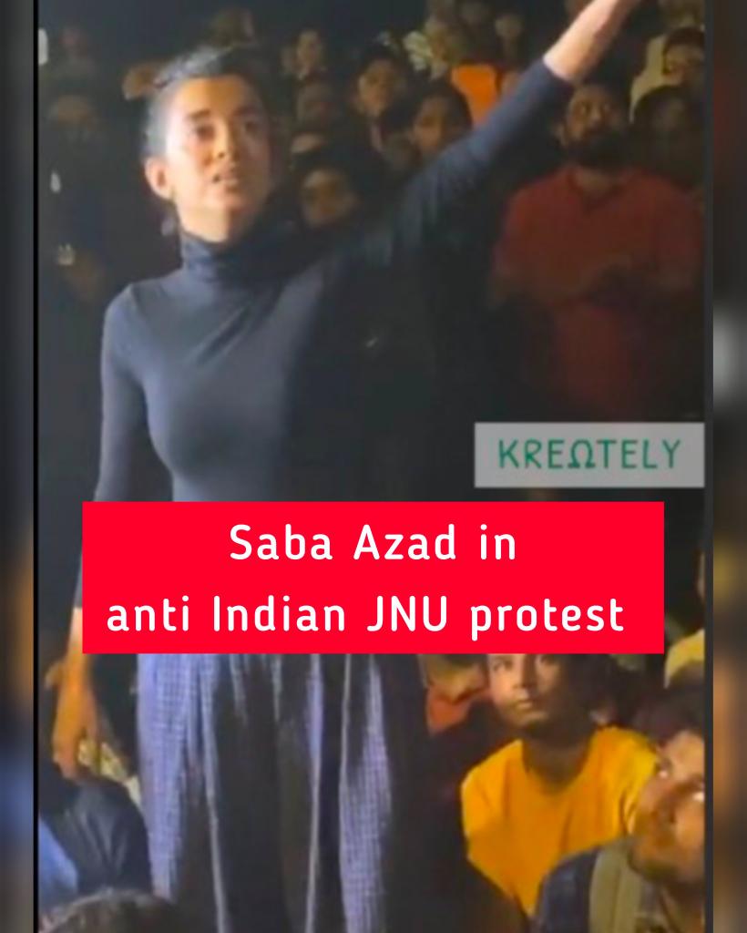 hemirdesai's tweet photo. @iHrithik @AdityaDharFilms @RanveerOfficial @ActorMadhavan Your Girlfriend is Anti social element raising slogans against India... @iHrithik https://t.co/3Q3UMZrQr7