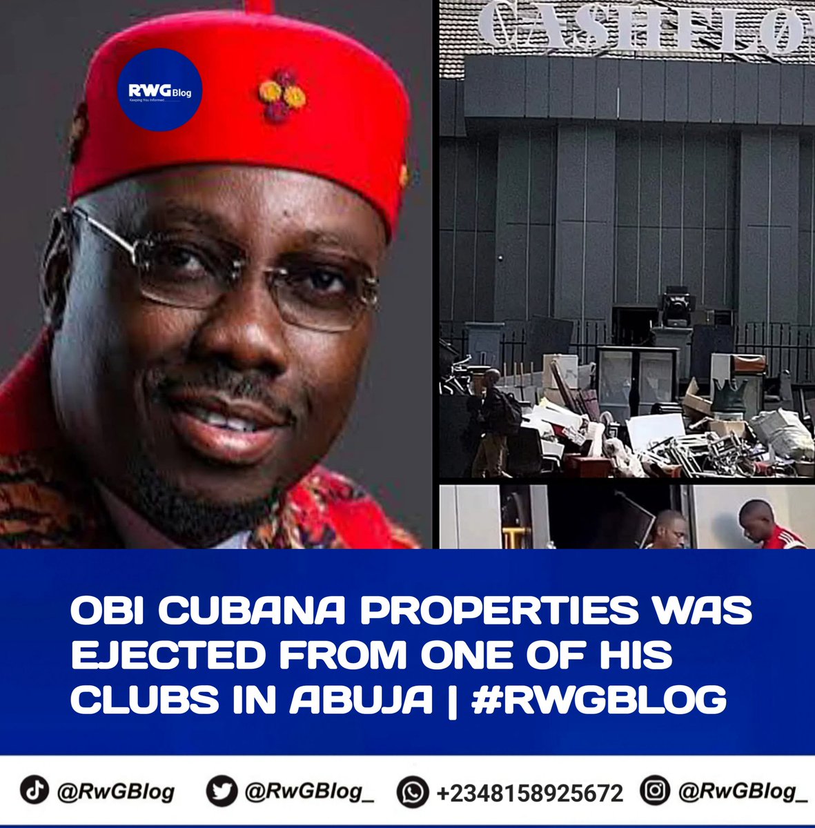 rwgblog_'s tweet photo. OBI CUBANA PROPERTIES WAS EJECTED FROM ONE OF HIS CLUBS IN ABUJA | #RWGBLOG
Continue reading here
https://t.co/BkpfKRjWIH
Kepa | Seyi Tinubu https://t.co/g7jQ8eU2aU