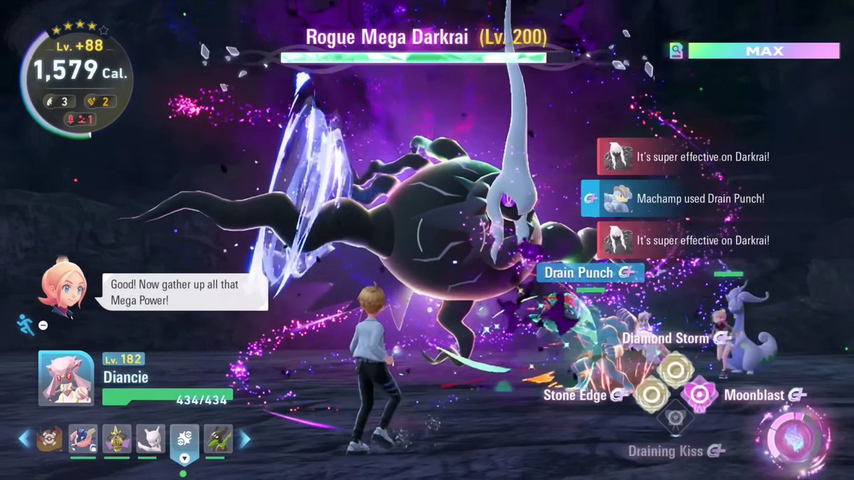 Muy fan de Mega Darkrai, se supone que representa las pesadillas y todo eso, y la mega la verdad lo representa bien.
AHORA pagar por el dlc es un descaro xD a ver como consigo estas cosas sin el DLC...

PD: NO podre xD