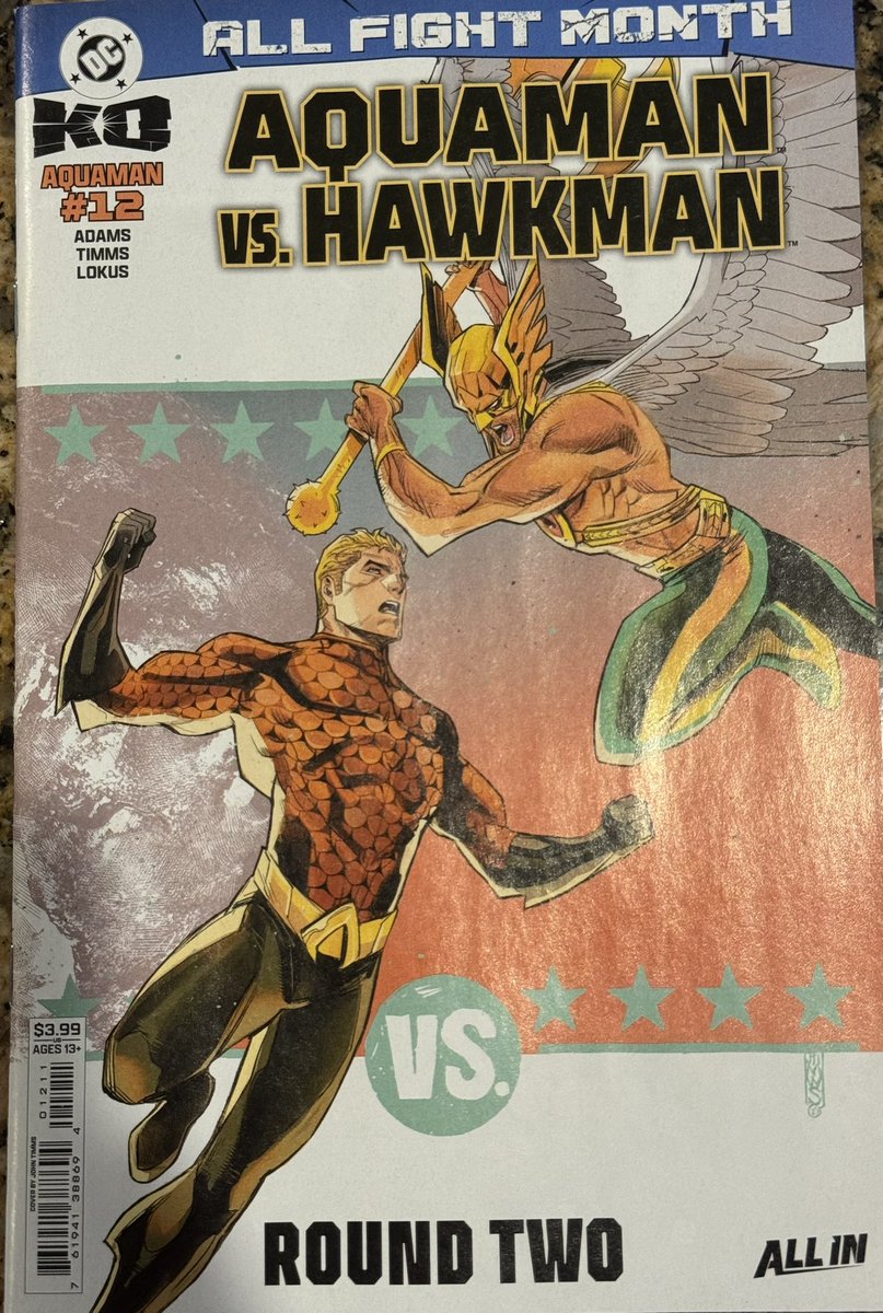 MartinPierro1's tweet image. 10th book of December - Aquaman #12 - one big fight between Aquaman &amp;amp; Hawkman showing how powerful Arthur has become. I don’t like the concept of heroes fighting to the death but sharp writing by @spacekicker and sharper art by @johntimmsart make it work. #Recommended