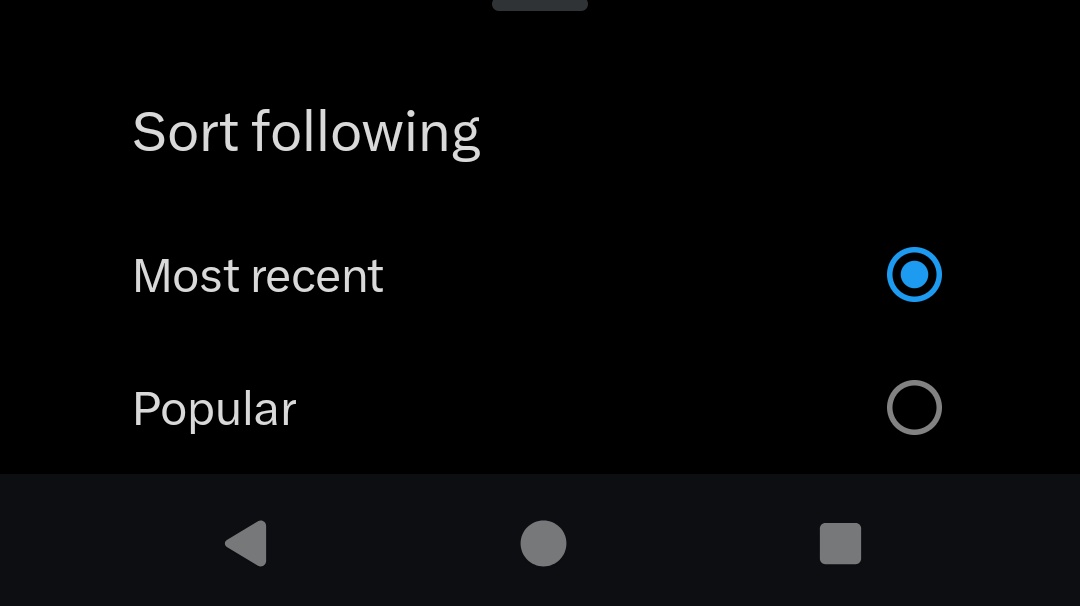 なんか最近自分のTL最新化させてない？って思ったら、こういう設定ができるようになってたのね。デフォルトがPopularなのは裏の作為を感じなくもないけど