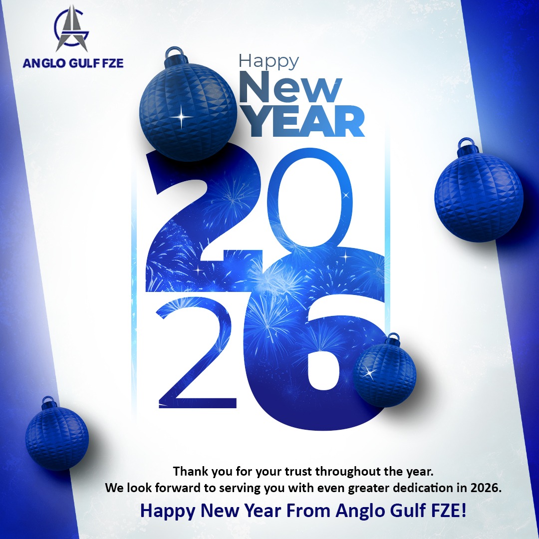 anglogulffze's tweet image. Welcoming 2026 with gratitude and new possibilities!
Happy New Year 2026.
#AngloGulfFZE #HappyNewYear2026 #NewYearGreetings #ChemicalIndustry #AgroChemicals #WaterTreatment #IndustrialChemicals #OilfieldChemicals #DubaiBusiness #GlobalTrade #Sustainability #Innovation2026
