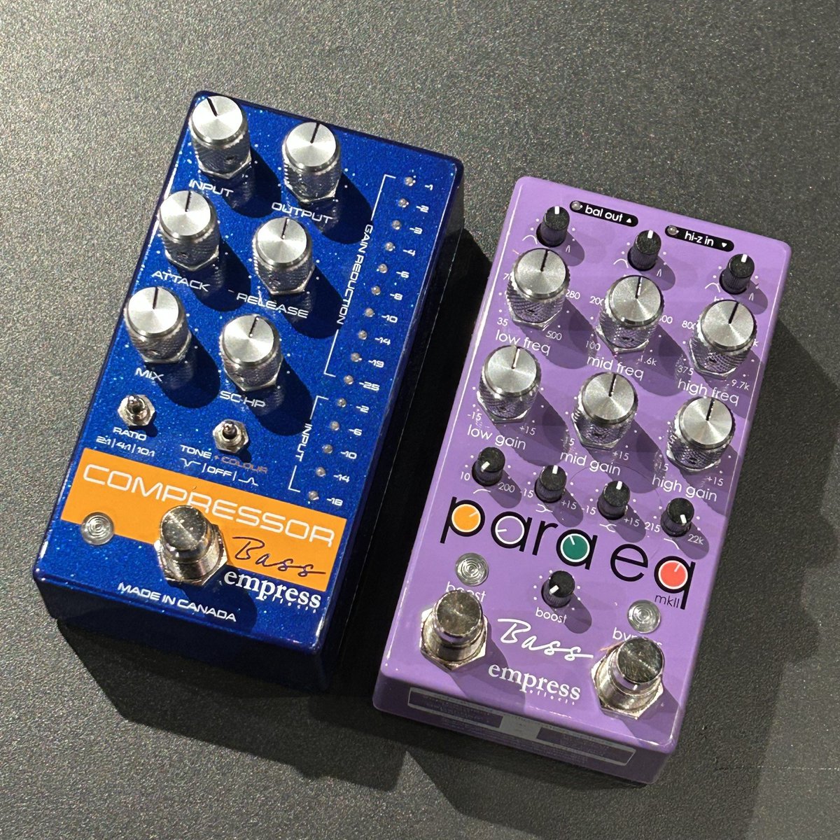 入荷情報】 #Empress Effects ・Bass Compressor [Blue] ・Bass ParaEQ