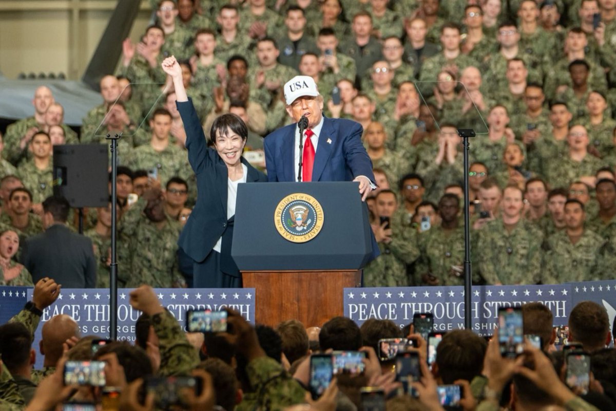 Strong, capable, and a rock-solid friend and ally of the United States. Congratulations to Prime Minister <a href="/takaichi_sanae/">高市早苗</a> on making <a href="/Forbes/">Forbes</a>’ 2025 list of the world’s most powerful women.