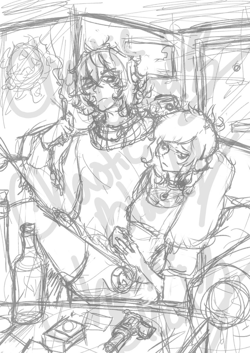 A new wip fan art of TCOAAL 
(yes, I am aware of the game and how disturbing and F'd up it is😨😰) #tcoaal #fanart #AndrewGraves #AshleyGraves #workinprogess #digitalart