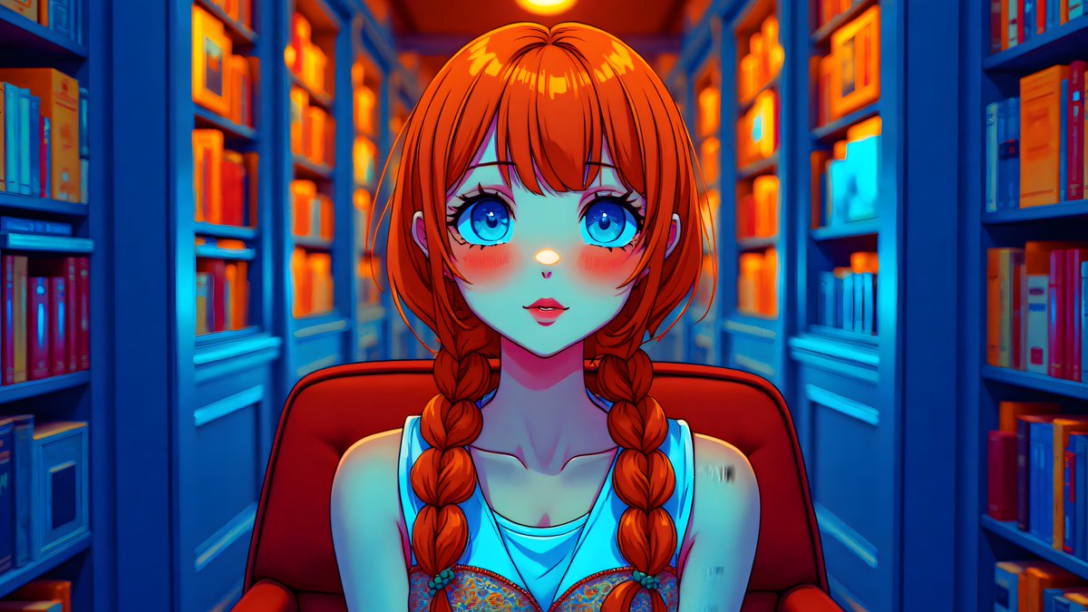 The Girl Who Keeps the Stories Awake
“In the hush of the library, she becomes the heartbeat of every page.”
#AIart #aiartist #digitalarts #DigitalArtist