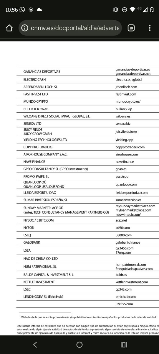 angel_furr89627's tweet image. Al parecer ya es oficial que hasta las entidades como la cnmv pone a Dalas como estafador jajaja.

(Pase la página completa para que no digan que es Edith)