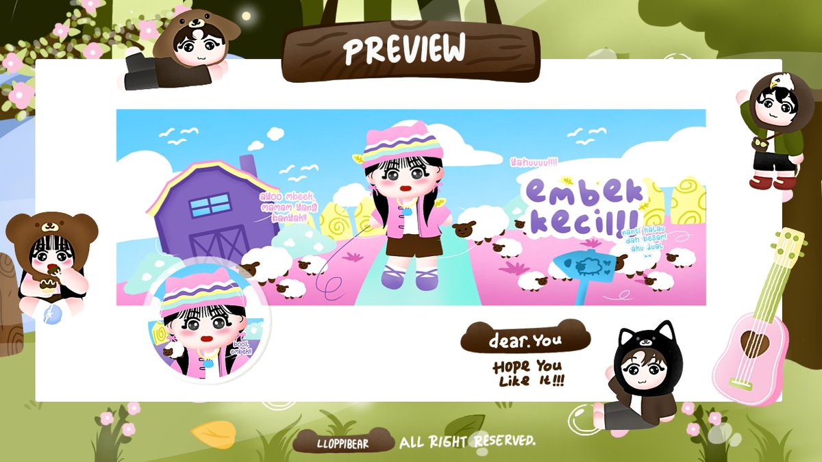 llOPPIBEAR's tweet image. Hawo, bantu repost yaa gomawooo 🥺

Rayaa punya 4 rs bocil embek nih, bisa langsung ditake di dm. Price 20k, free retext yaa. GOMAWOOO 👧🏻🧸🍭🍀🍼🍓💖🤍🎀

#zonauang