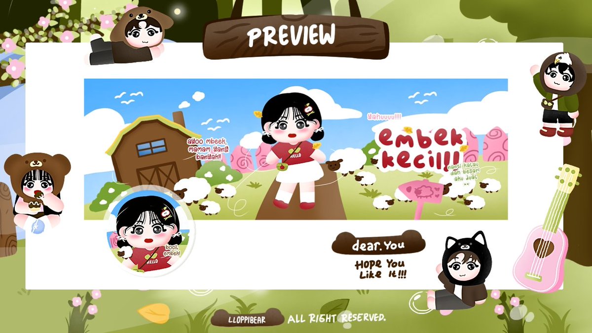 llOPPIBEAR's tweet image. Hawo, bantu repost yaa gomawooo 🥺

Rayaa punya 4 rs bocil embek nih, bisa langsung ditake di dm. Price 20k, free retext yaa. GOMAWOOO 👧🏻🧸🍭🍀🍼🍓💖🤍🎀

#zonauang