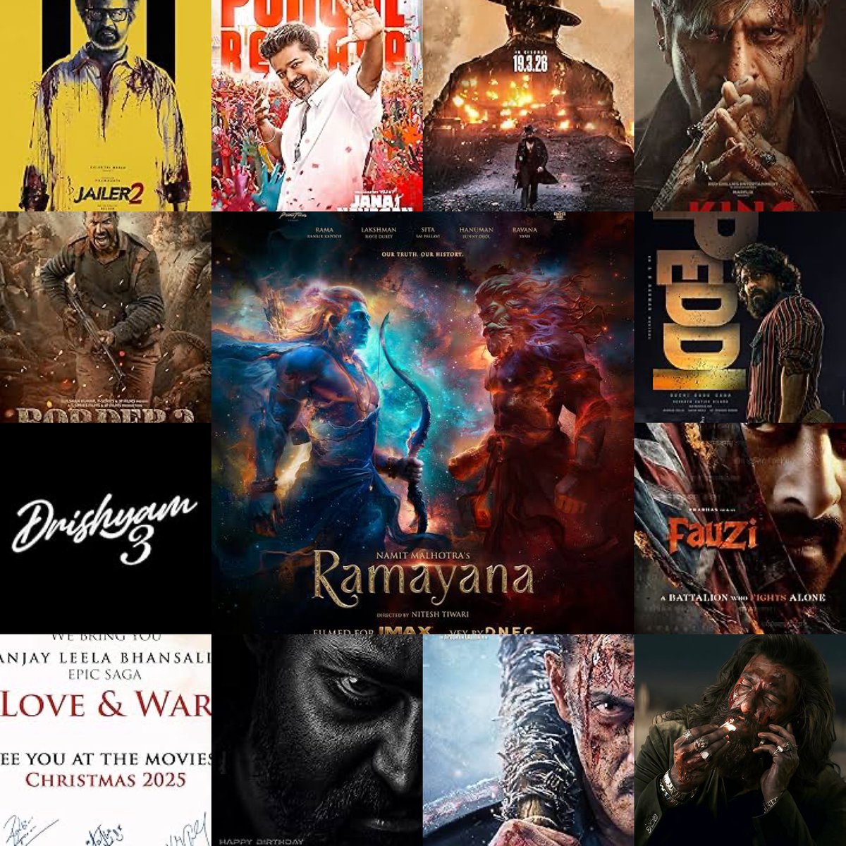 2026 Is going to be year of cinephiles 🥶
Which movie will be 2nd Highest Grosser after #Ramayana ?