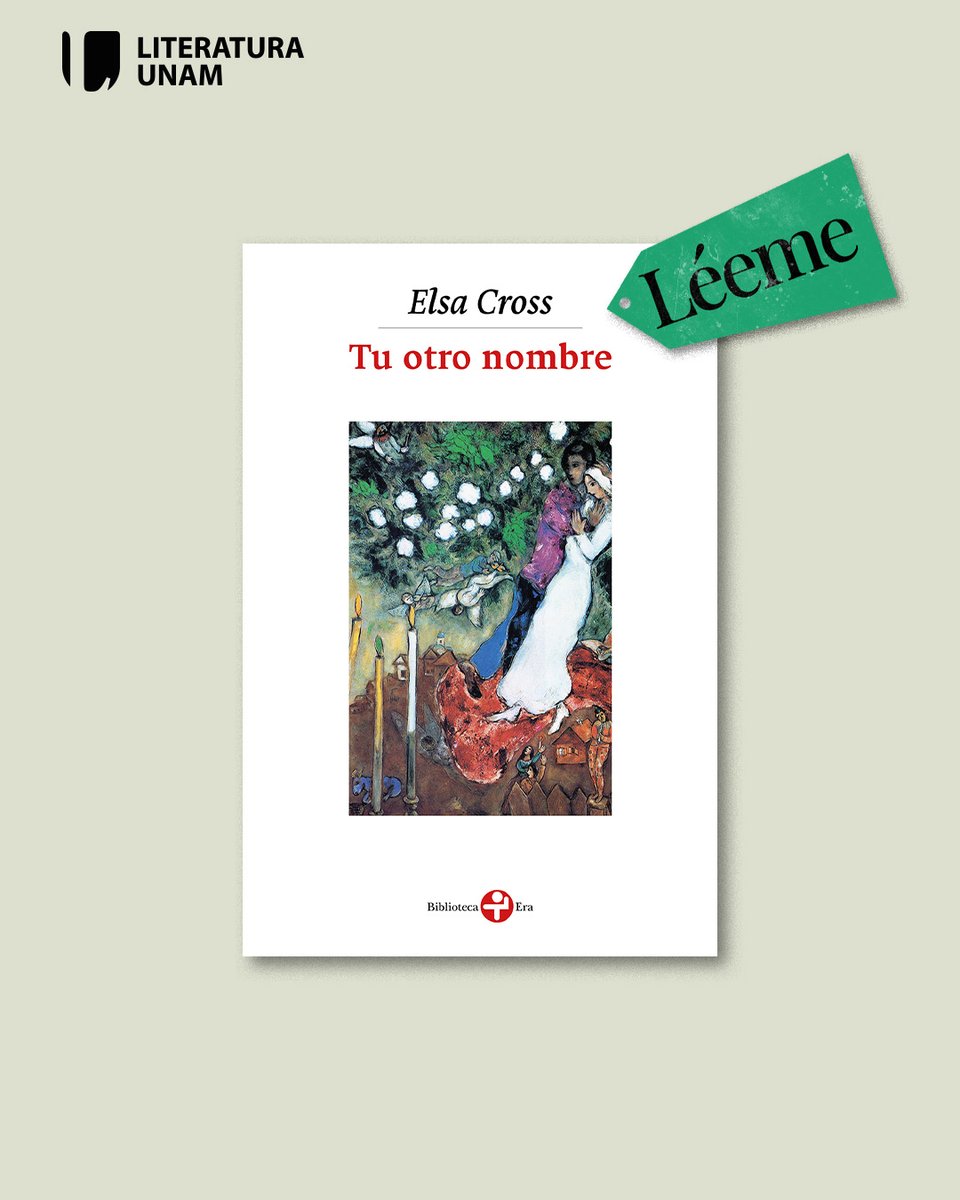 LiteraturaUNAM's tweet photo. 🌬️ ¿Has leído a Elsa Cross? Conoce más sobre esta voz fundamental de las letras mexicanas.
📌 Guarda esta recomendación para tus lecturas de fin de año.
#ElsaCross #PoesíaMexicana #TuOtroNombre #LiteraturaMística #MujeresPoetas #LibrosRecomendados #LiteraturaUNAM https://t.co/W7Ew2S2Wbf