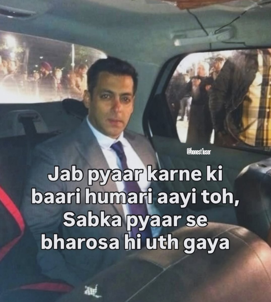 honest1user's tweet image. 😒