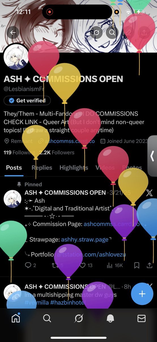 ASH ✦ COMMISSIONS OPEN tweet media