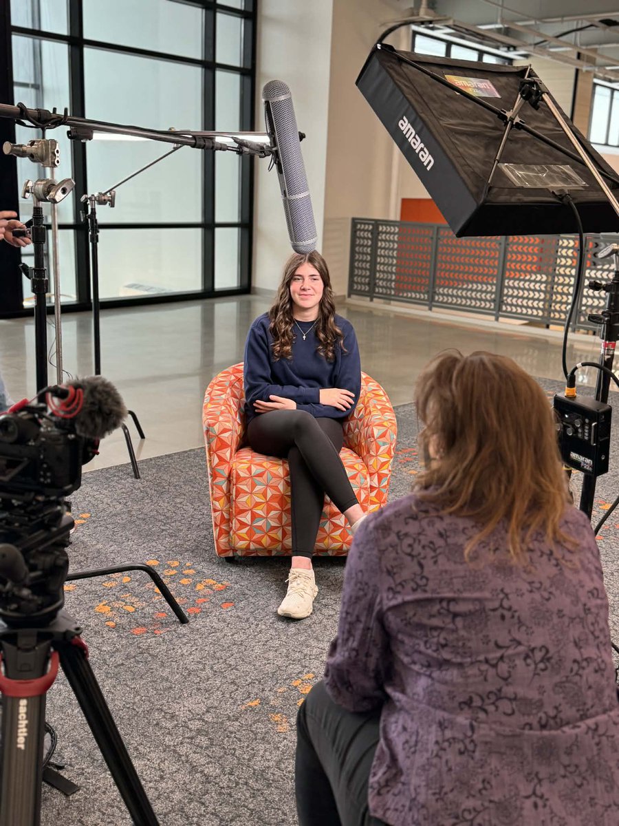 HKasnerPhoto's tweet photo. Shout out to Reagan Ball for being showcased with her real world learning opportunity with Graphic Design in Sports Marketing Class. Reagan won the winning billboard design for Christian Brothers Roofing. More about the design &amp; her experience to come. #pcr3proud https://t.co/IBYc3OwAQY