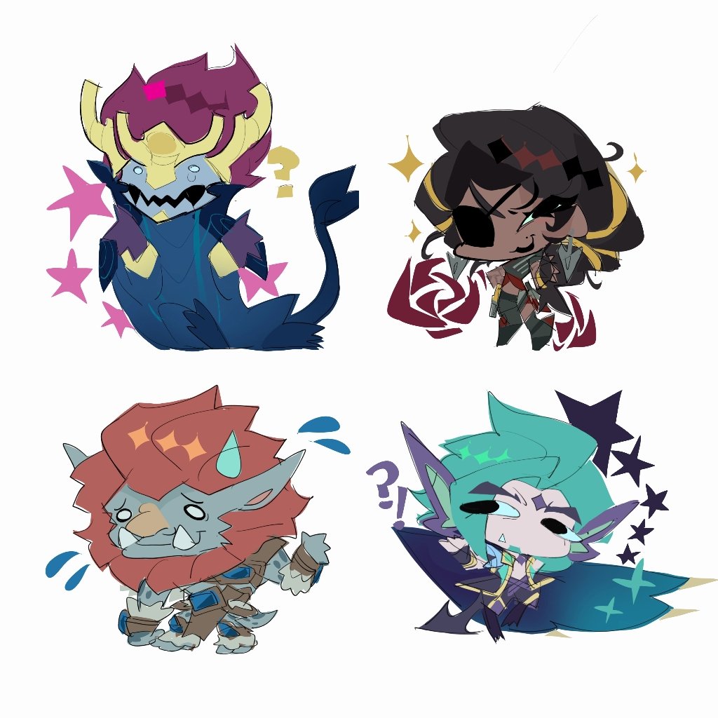 Hallncin0gen's tweet photo. silly*4
#Samira #Rakan #Trundle #AurelionSol https://t.co/J0xqZnnGRP