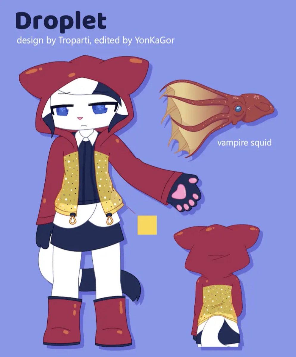 you ask, i deliver! part 3 of learning YonKaGor's artstyle: Droplet. this one was hard because the whole time i was somewhat demotivated, but im still proud of it! next one i'm planning to draw is Speckle unless i can find the reference for Waterland's character

#yonkagorfanart