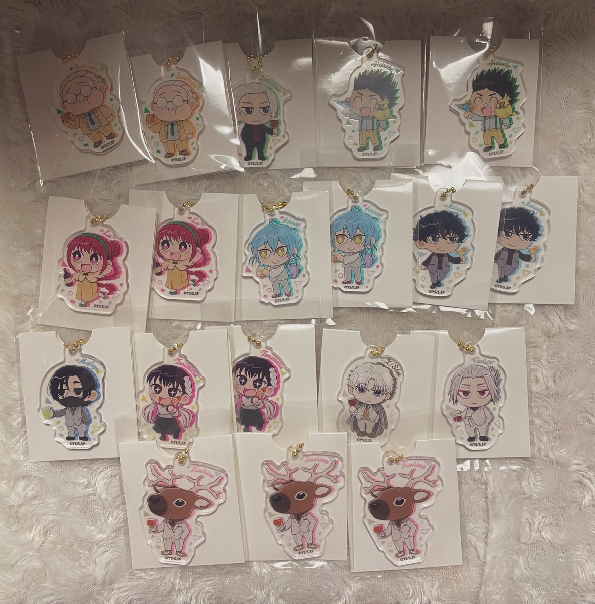 サカモトデイズ　アクリルキーホルダー　100均コラボ　15種セット アクリルキーホルダー「SAKAMOTO DAYS」02/通常衣装ver. コンプリート