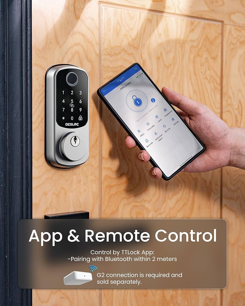 BdSuitable's tweet image. DESLOC Smart Door Lock B200, Smart Deadbolt Lock, Keyless Entry Door Lock, Fingerprint Smart Lock, Smart Locks for Front Door, App Control, Touchscreen Keypad Deadbolts,12-Month Battery, BHMA Grade3, Price-$47.04
Order Now-amzn.to/3KSQmje