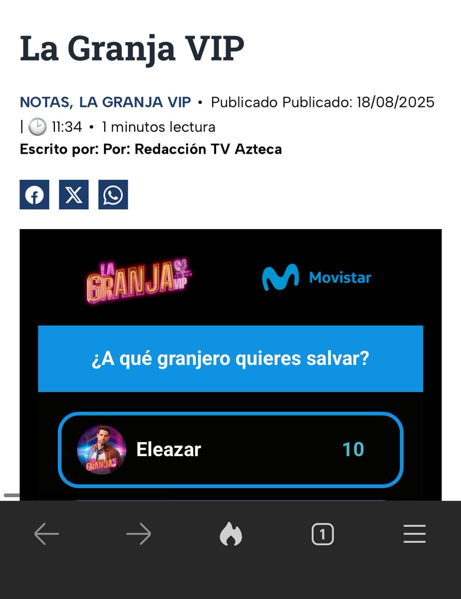 geminix008's tweet photo. Aquí nadie se raja y no nos bajamos del barco. Votos masivos para Eleazar.
¡Vamos a hacerlo! 🔥🤴🏻✨✨✨
#EleazarALaFinal
#FueraElPatron
#LaGranjaVIP https://t.co/SVKwUs6MPI