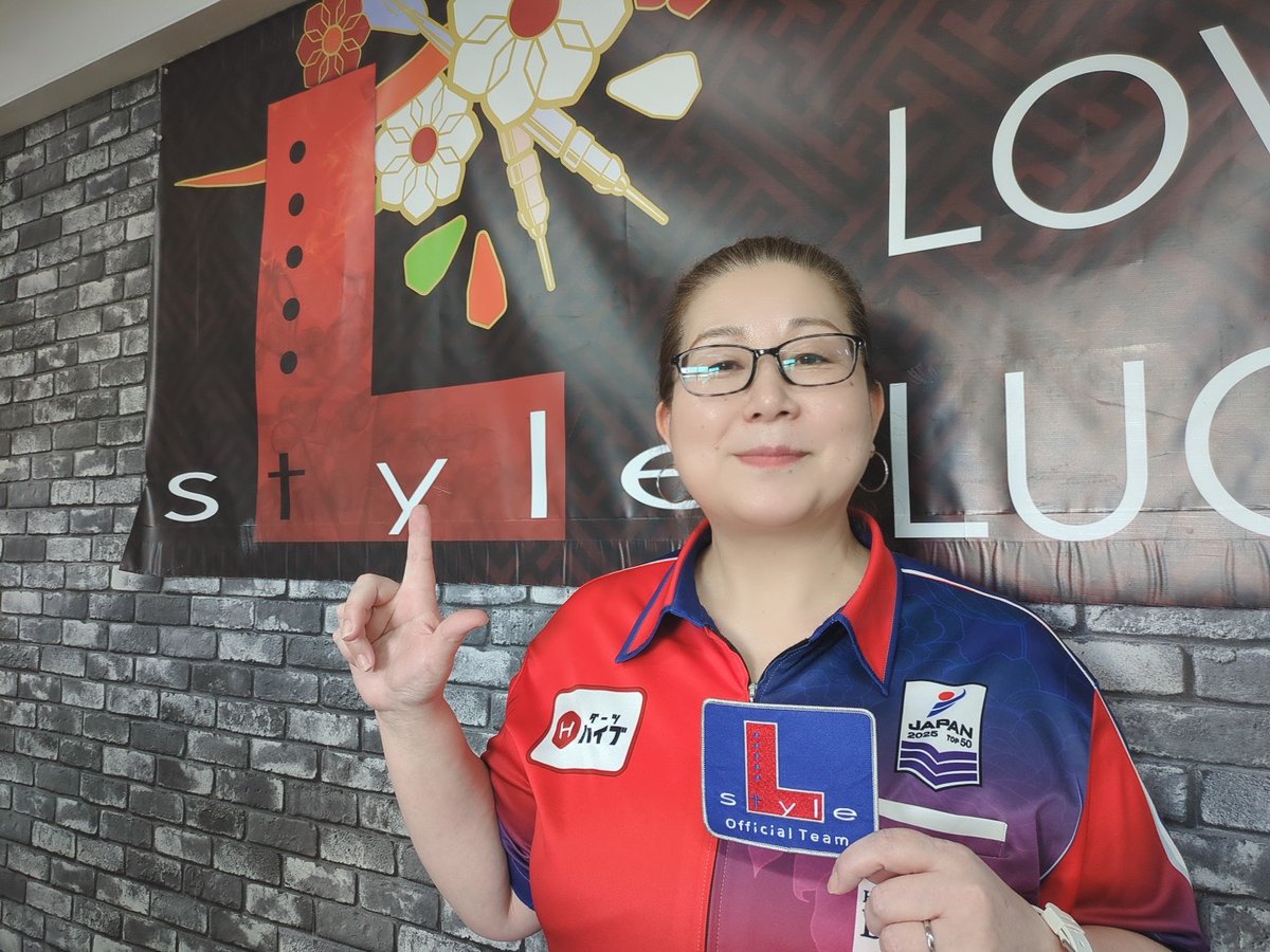 Lstyle_Japan's tweet image. ⭐チームL-style新メンバー発表⭐
2025Soft Darts Professional Tour JAPAN宮城大会にて見事JAPANLADIES8に入賞した赤石順子選手が新たにL-styleプレイヤーに仲間入りです✨

⭐セッティング⭐
【フライト】
L-Flight PRO KAMI L3 L-style Vintage Logo ver.1 type-A
【シャフト】
L-SHaft Carbon…
