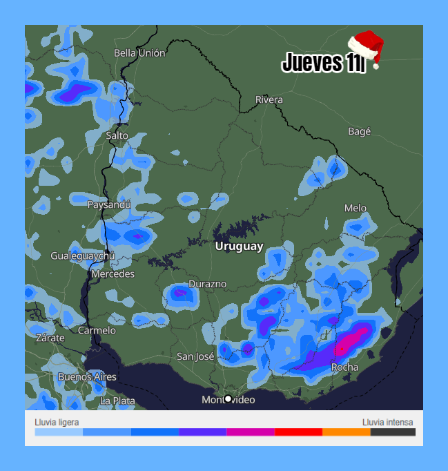 AficionadoMeteo's tweet photo. #Cálido Jueves 11| Sobre la tarde/noche» Chance de precipitaciones dispersas y formación de tormentas, algunas que pueden ser fuertes. Con actividad eléctrica y prob. granizo. Persistir hasta la mañana del Viérnes 12 al Noreste y Este, posteriormente mejorando. #InfoPrevio #Aviso https://t.co/pPnGbOfmMy