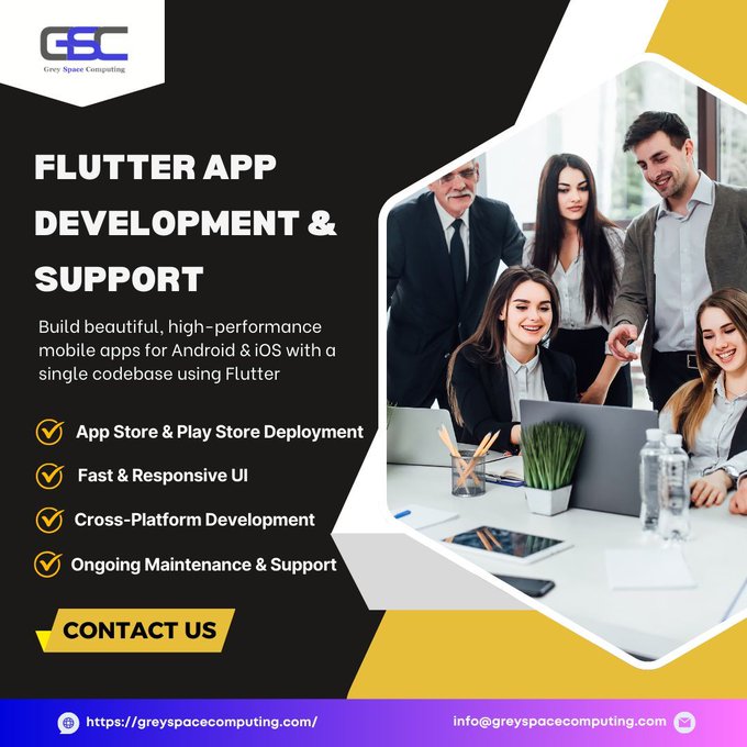 SEO_Expert_Andy's tweet image. Launch stunning cross-platform apps with Flutter Mobile App Development Company in Riyadh greyspacecomputing.com/services/flutt… 

#FlutterMobileAppDevelopment #FlutterAppDevelopment #FlutterAppMigration #FlutterAppIdeation #FlutterAppConsulting #RiyadhAppDevelopment #FlutterExperts