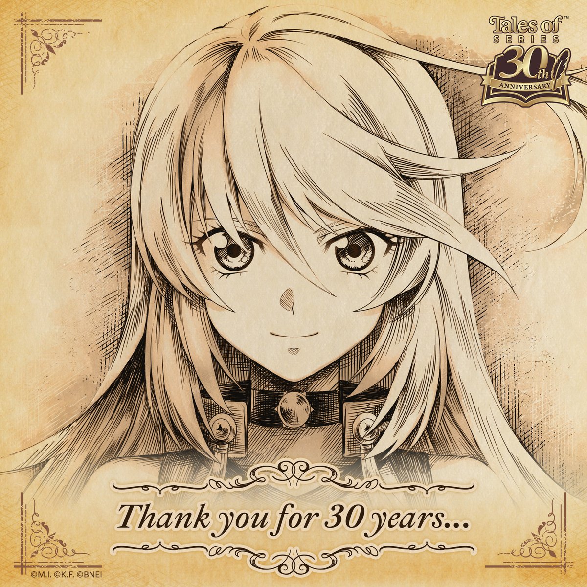 tales_ch's tweet image. ◤『テイルズ オブ』シリーズ 30周年記念 ◢

―あなたの世界を変えたのは、どの作品ですか？
―「テイルズ オブ エクシリア」

ミラやジュードたちとこれまでに紡いできた
“あなたとミラたちとの物語”の軌跡を
教えてください💬👀

#テイルズ30周年 #Tales30th