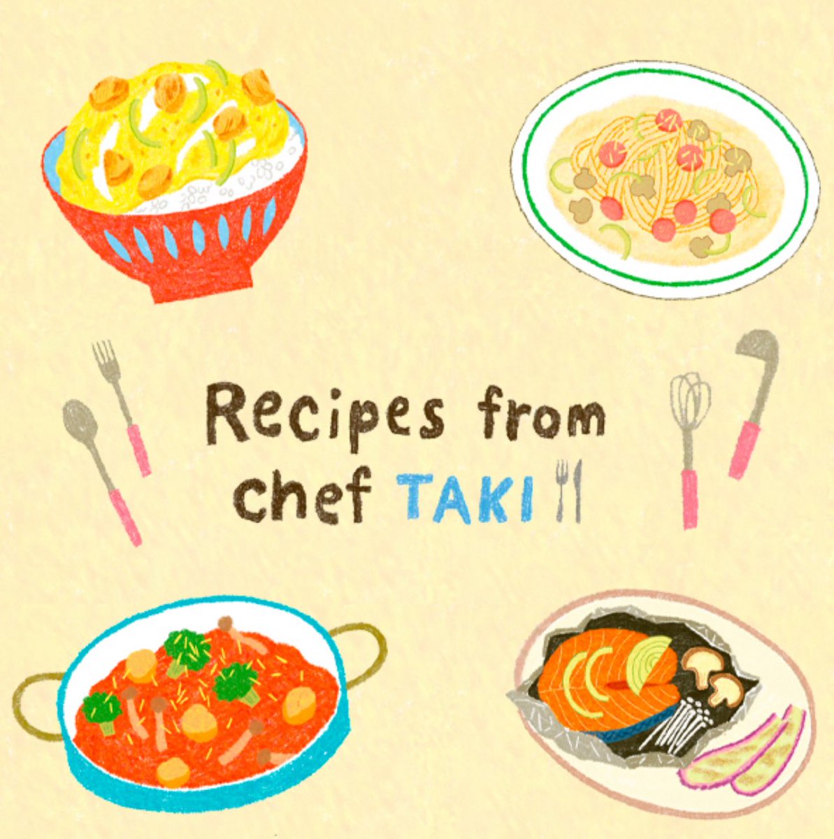 takiidana's tweet image. a thread of my videos recreating chef taki’s recipes ִ ࣪𖤐🧃