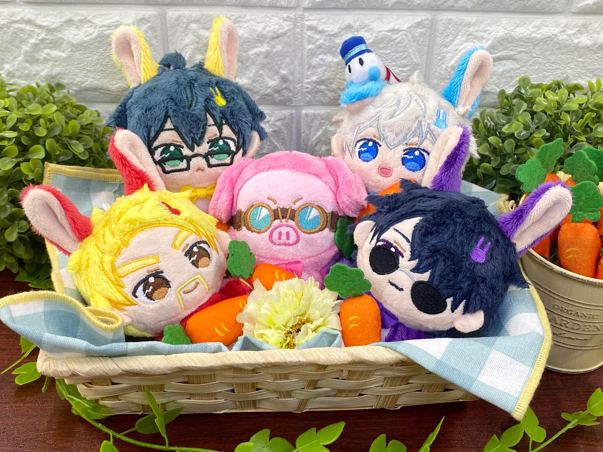 ドズル社 ぬいぴ〜す+】 🥕🐰実写写真が到着🐰🥕 ふわふわの可愛い