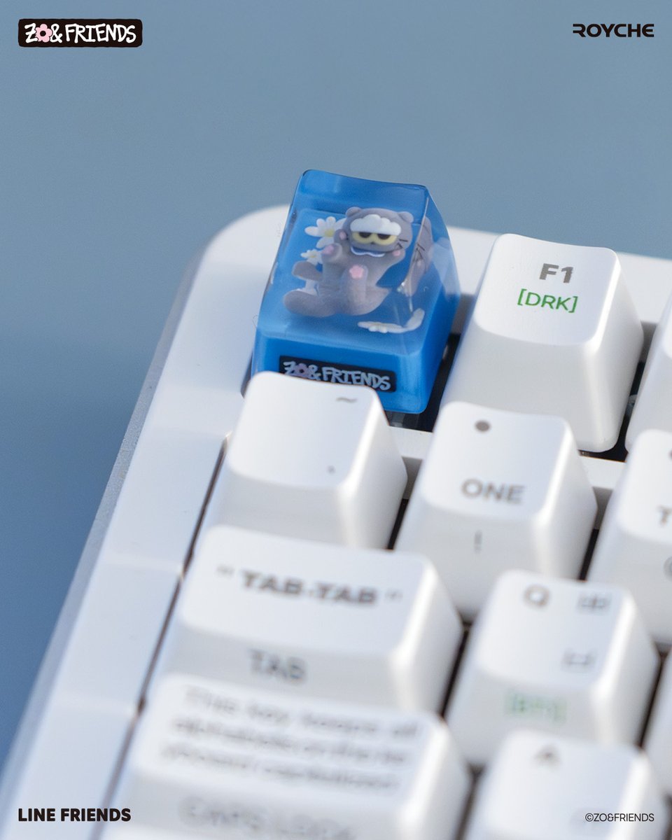 🐲 × ZO&FRIENDS (*ΦωΦ*)☁️✨ #NEW ZO&FRIENDS Resin Keycaps are