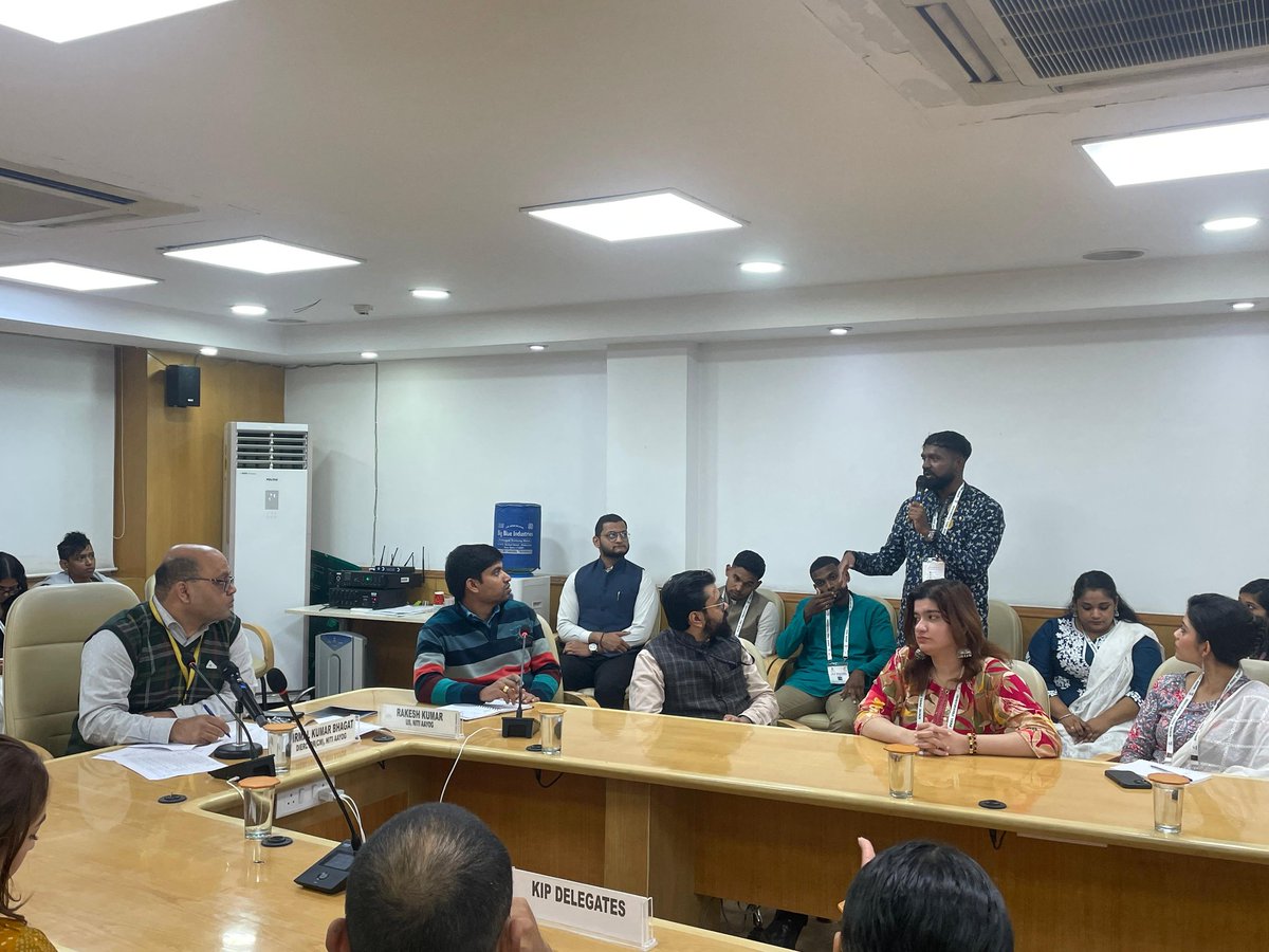 diaspora_india's tweet photo. The 84th Know India Programme participants visited NITI Aayog, where they explored India’s governance framework and learned how technology and data visualization are driving development at the grassroots level.
#KnowIndiaProgramme #84thKIP #DiasporaConnect #IndianDiaspora https://t.co/kQsl8MRvOx