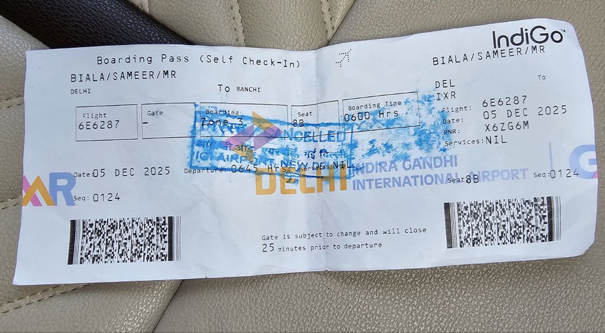 biala0916's tweet photo. @IndiGo6E Mr Vikram Mehta. These apology is a farce. The claim of "No Questions asked Refund" is a fraud. On 5 Dec, I was stuck due to your mismanagement. Despite having a boarding pass, I couldn't fly due to NO flights. &amp; now i am getting 5% of my money back. 95% gobbled up! #IndiGoFraud https://t.co/30jnYawqjV