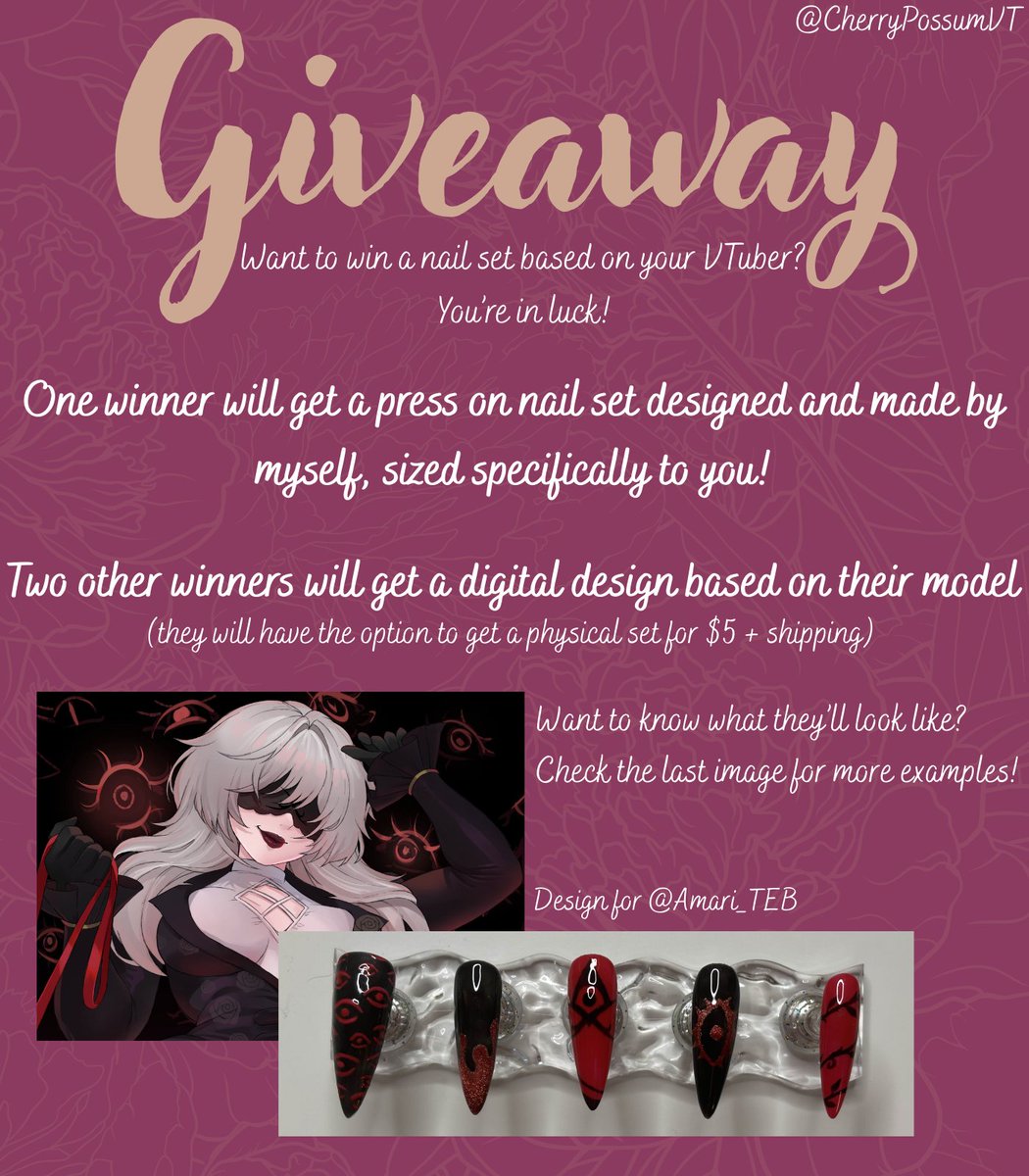 cherry!! opossum vtuber 🌸 tweet media
