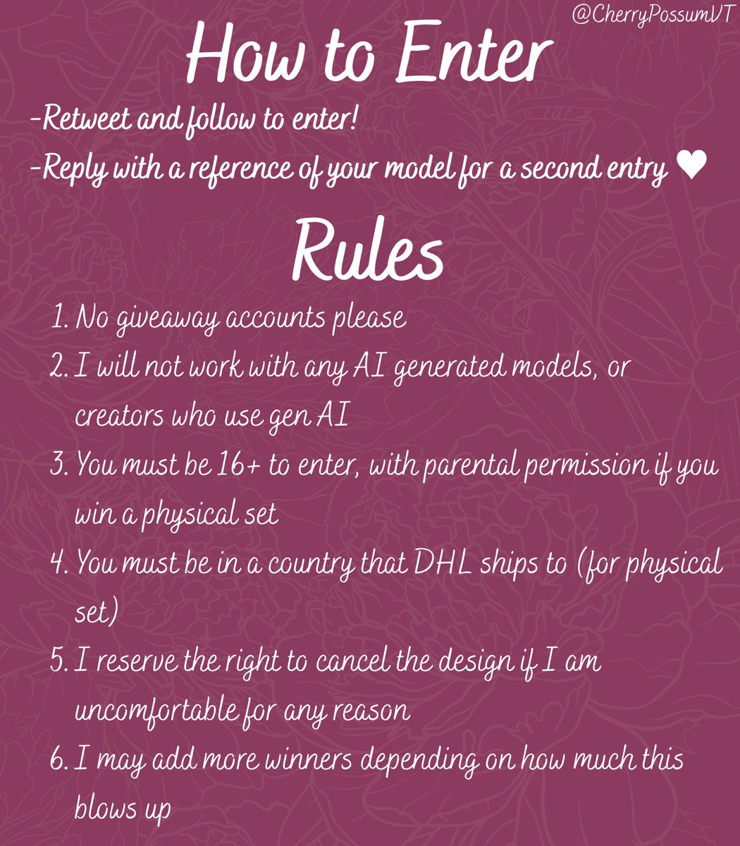 cherry!! opossum vtuber 🌸 tweet media